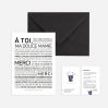 Carte avec enveloppe - Mamie