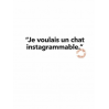 Carte Loic Prigent - Chat Instagrammable