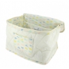 trousse de toilette blanche triangles