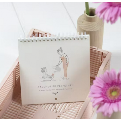 Calendrier perpétuel - Semer l'amour tous les mois de l'année