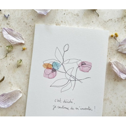 Papillonnage - carte postale - S'inventer