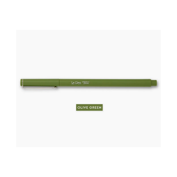 Le Pen Felt Pen - Olive Green