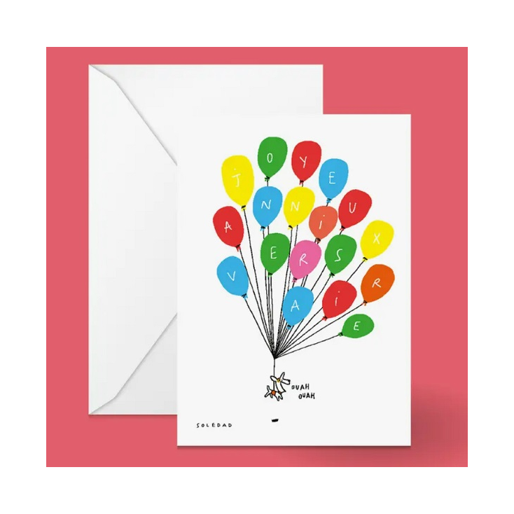 Carte Soledad - Anniversaire 01