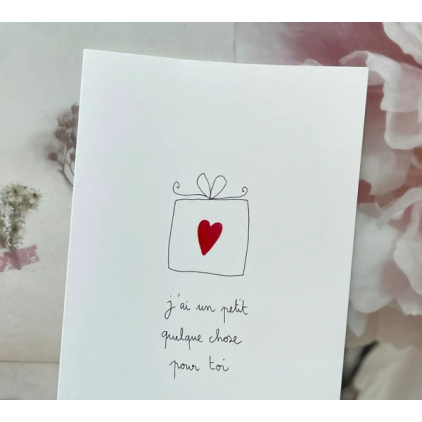 Papillonnage - carte postale - Un petit quelque chose