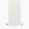 Milo To-do notepad - white and blue