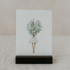 Carte postale - Fille aux fleurs