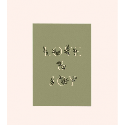 Carte A6 - Love Joy