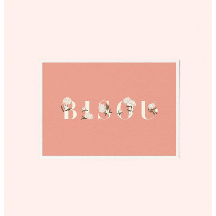 Carte A6 - Bisou