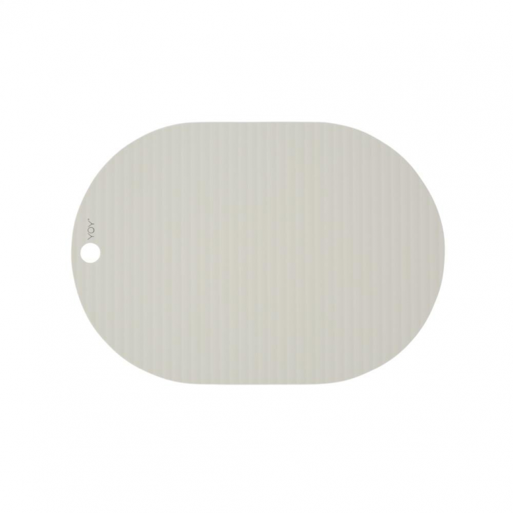 2 Sets de table en silicone - Ribbo - Offwhite