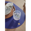2 Sets de table en silicone - Ribbo - Optic Blue