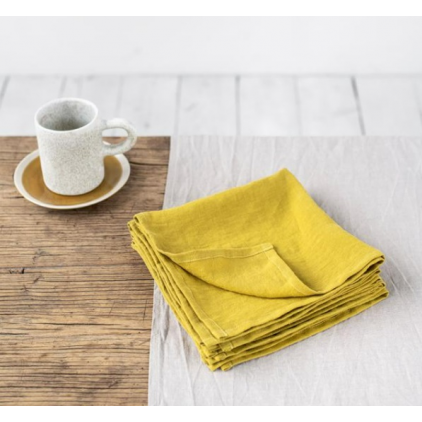 Serviettes de table - Moss Yellow