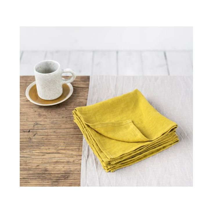 Serviettes de table - Moss Yellow