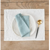 Serviettes de table - dusty blue linen