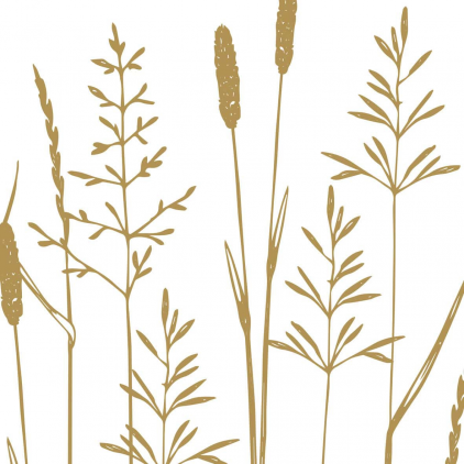 Serviettes en papier - Pure fields gold - 1334343