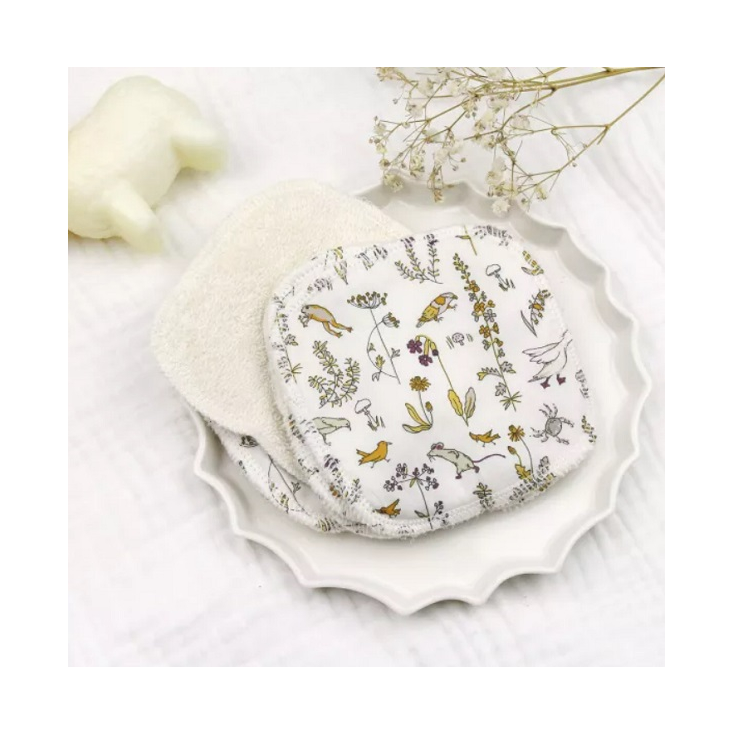 Lingettes lavables lot x 7 - Camille