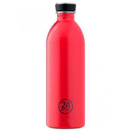 Urban bottle 1lt Stone Hot red