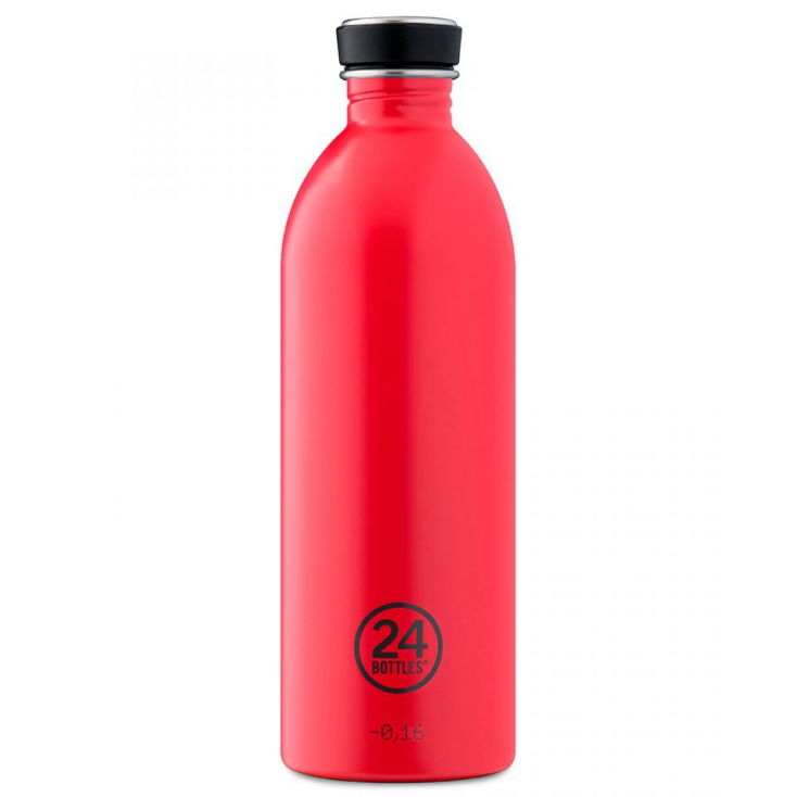 Urban bottle 1lt Stone Hot red