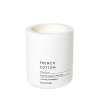 Scented Candle large - French cotton (white)