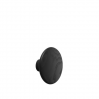 patère The dots – 1 pièce M black - Ø 13 cm