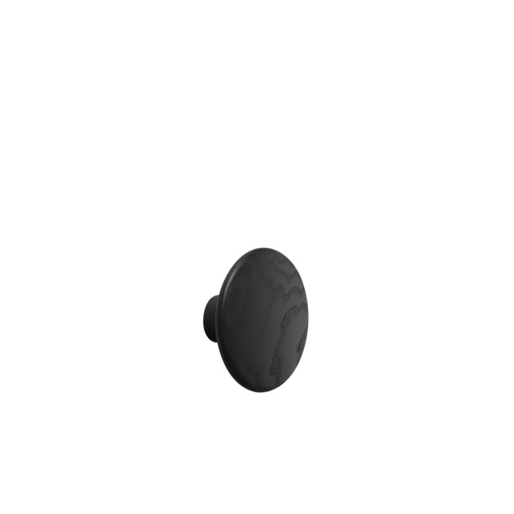 patère The dots – 1 pièce M black - Ø 13 cm