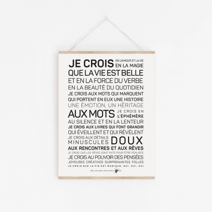 Affiche Je crois que la vie est belle A2