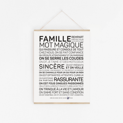 Affiche A3 - Famille