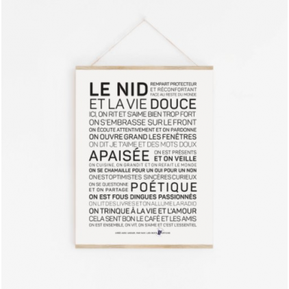 Affiche Le nid - A3