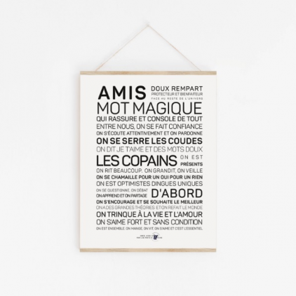 Affiche Amis - A3