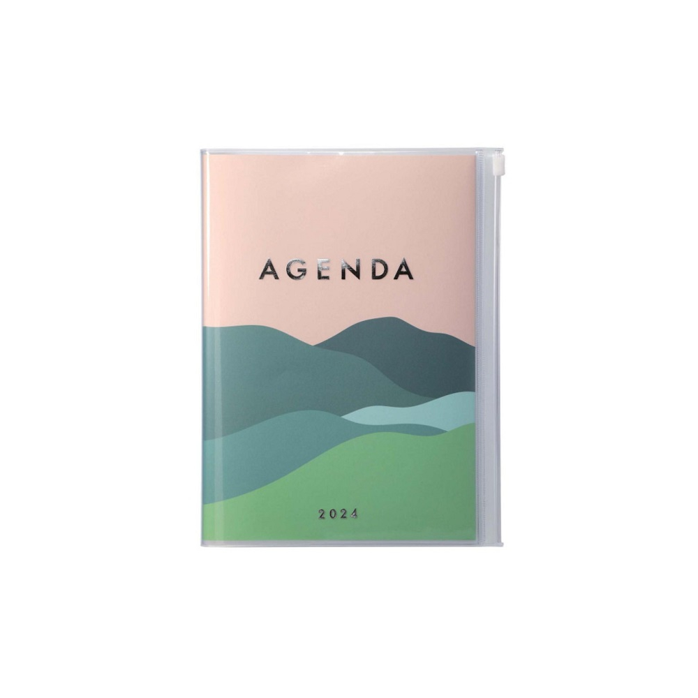 Agenda Mountain A5 20232024 Green Rose Avril