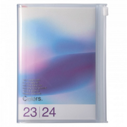 Agenda Gradient A6 2023-2024 - Blue