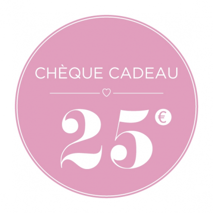 Chèque-cadeau 25€