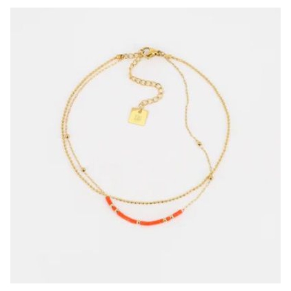 Bracelet de cheville Alana - orange