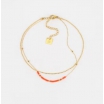 Bracelet de cheville Alana - orange