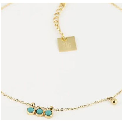 Bracelet de cheville Ormiga - Turquoise