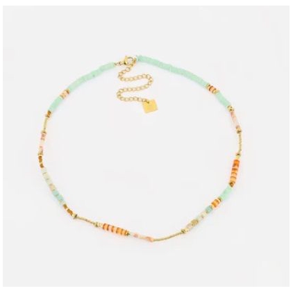 Collier Hateya - bleu clair
