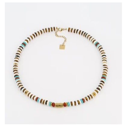 Collier Kishi - marron