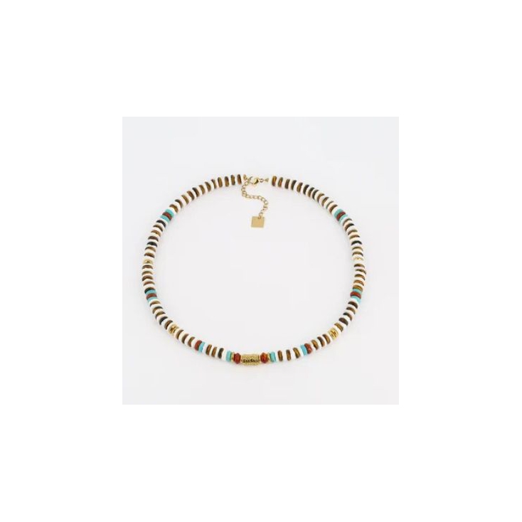 Collier Kishi - marron