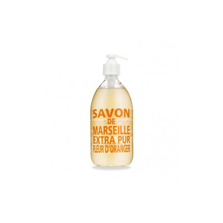 savon liquide Extra Pur 500 ml verre fleur d'oranger