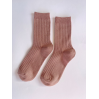 Her Socks - Modal Lurex - Coral Glitter