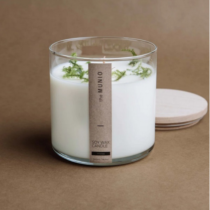 Soy wax candle -  - Moss