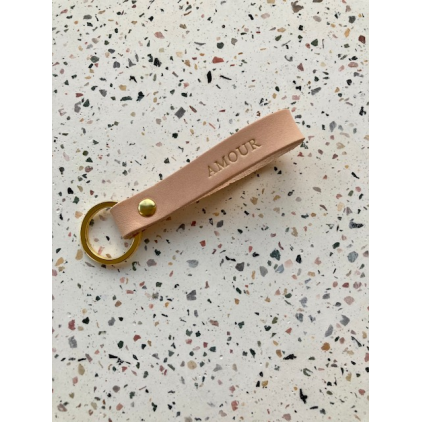 Porte-clefs - AMOUR - nude - gold