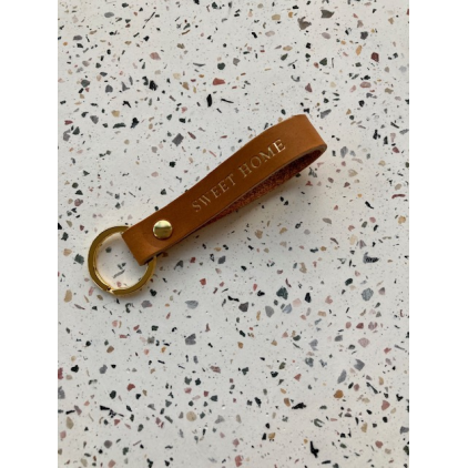 Porte-clefs - SWEET HOME - marron - gold
