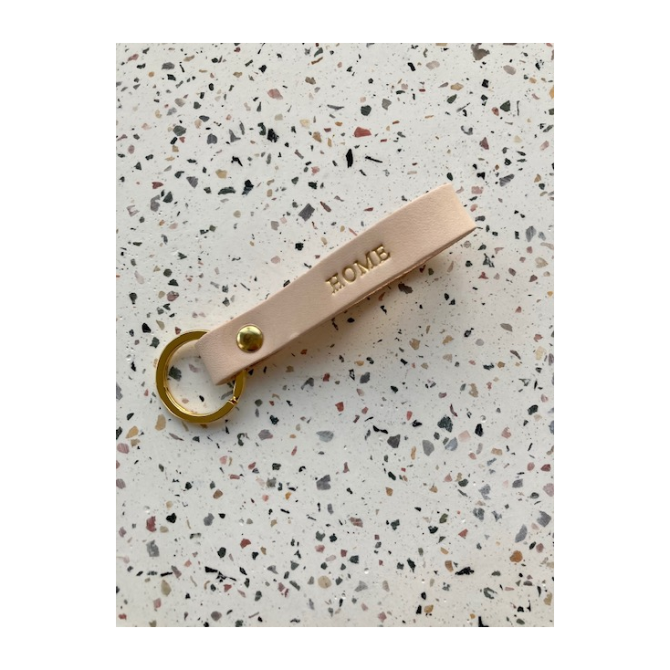 Porte-clefs - HOME - nude - gold