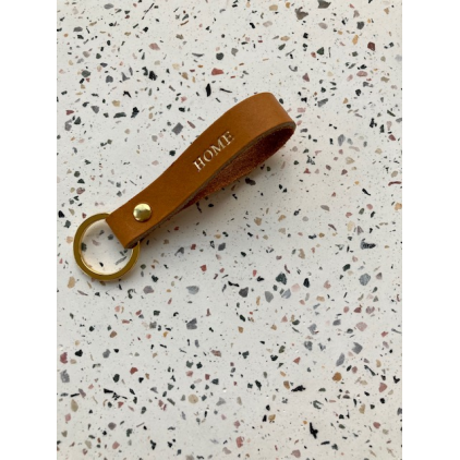 Porte-clefs - HOME - marron - gold