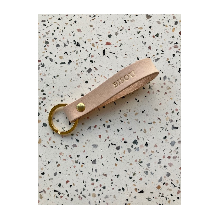 Porte-clefs - BISOU - nude - gold