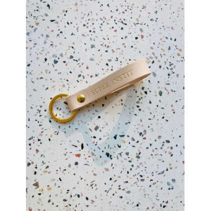 Porte-clefs - SUPER INSTIT - nude - gold