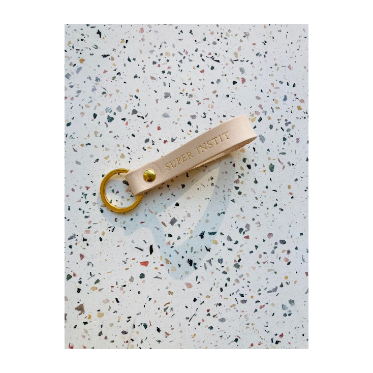 Porte-clefs - SUPER INSTIT - nude - gold