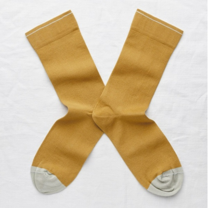 Chaussettes Uni Ocre 36/38