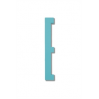 lettre en bois turquoise E