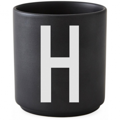 Black porcelain cup - H